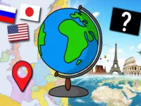 Geography Quiz countries flags capitals image
