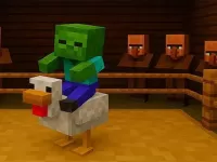 Chicken Jockey hidden lava chicken image